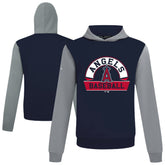 Los Angeles Angels Levelwear Throwback Ultimate Banner Arch Hoodie Navy