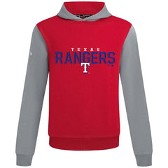 Texas Rangers Levelwear Throwback Carve Ultimate Hoodie Red