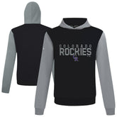 Colorado Rockies Levelwear Throwback Carve Ultimate Hoodie Black