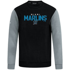 Miami Marlins Levelwear Throwback Ultimate Carve Sweatshirt Black