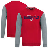 Washington Nationals Levelwear Throwback Ultimate Carve Sweatshirt Red