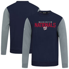Washington Nationals Levelwear Throwback Ultimate Carve Sweatshirt Navy