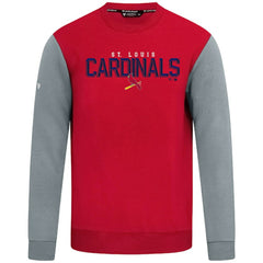 St. Louis Cardinals Levelwear Throwback Ultimate Carve Sweatshirt Red