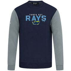 Tampa Bay Rays Levelwear Throwback Ultimate Carve Sweatshirt Navy
