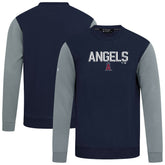 Los Angeles Angels Levelwear Throwback Ultimate Carve Sweatshirt Navy