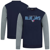 Toronto Blue Jays Levelwear Throwback Ultimate Carve Sweatshirt Navy