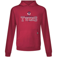 Minnesota Twins Levelwear Relay Journey Pullover Hoodie Red