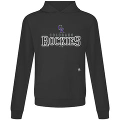 Colorado Rockies Levelwear Relay Journey Pullover Hoodie Black