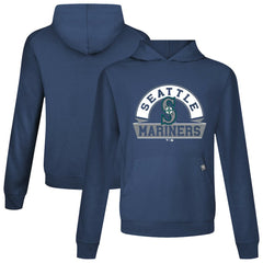 Seattle Mariners Levelwear Relay Banner Arch Pullover Hoodie Navy
