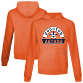 Houston Astros Levelwear Relay Banner Arch Pullover Hoodie Orange