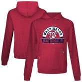 Washington Nationals Levelwear Relay Banner Arch Pullover Hoodie Red