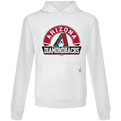 Arizona Diamondbacks Levelwear Relay Banner Arch Pullover Hoodie White