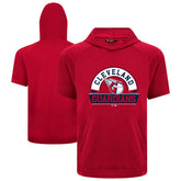 Cleveland Guardians Levelwear Phase Banner Arch Hoodie T-Shirt Red