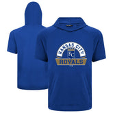 Kansas City Royals Levelwear Phase Banner Arch Hoodie T-Shirt Royal
