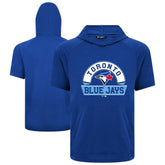 Toronto Blue Jays Levelwear Phase Banner Arch Hoodie T-Shirt Royal