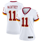 Luke McCaffrey Washington Commanders Women's Game Super Bowl Era Jersey - White for sale