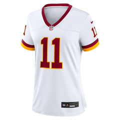 Luke McCaffrey Washington Commanders Women's Game Super Bowl Era Jersey - White for sale