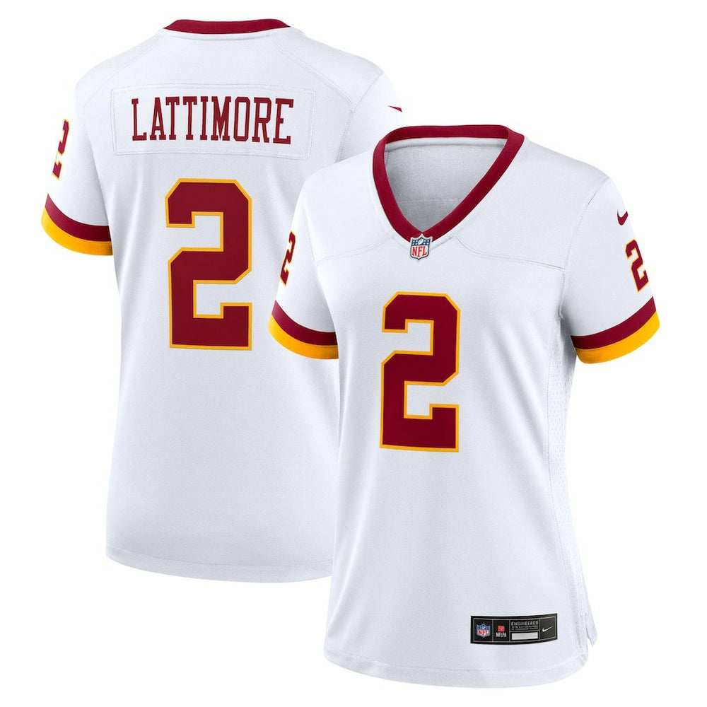 Marshon Lattimore Washington Commanders Women's Game Super Bowl Era Jersey - White outlet