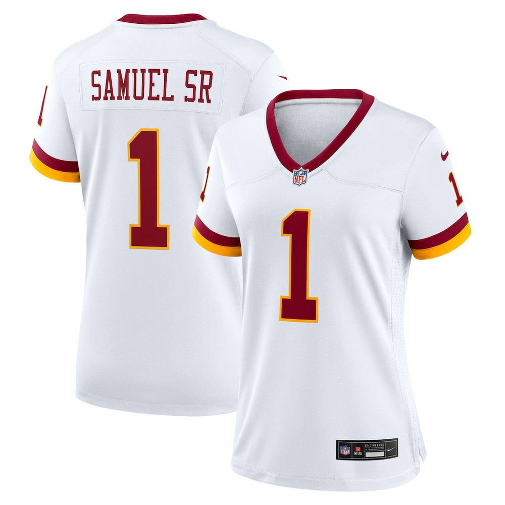 Deebo Samuel Sr Washington Commanders Women's Game Super Bowl Era Jersey - White for sale