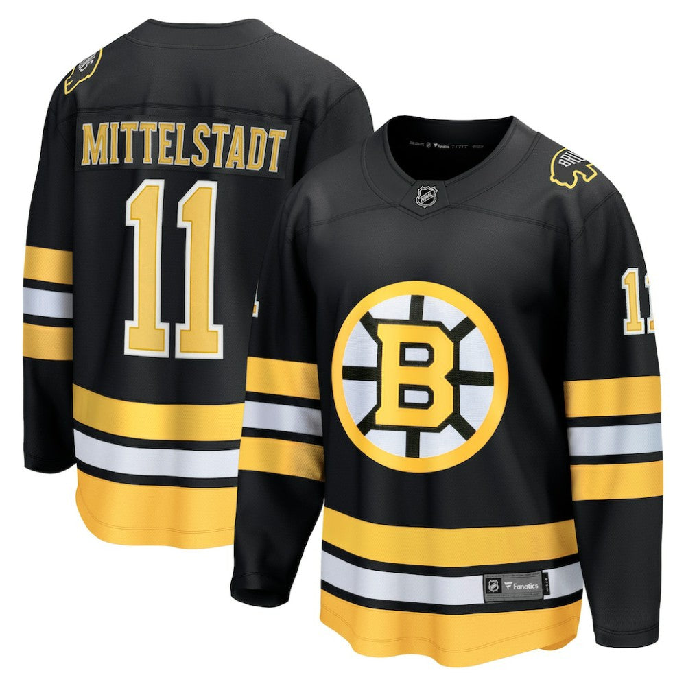 Casey Mittelstadt Boston Bruins Fanatics Home Breakaway Player Jersey - Black Jerseys