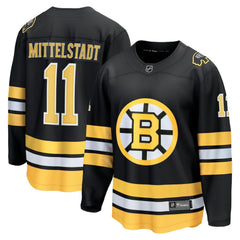 Casey Mittelstadt Boston Bruins Fanatics Home Breakaway Player Jersey - Black Jerseys