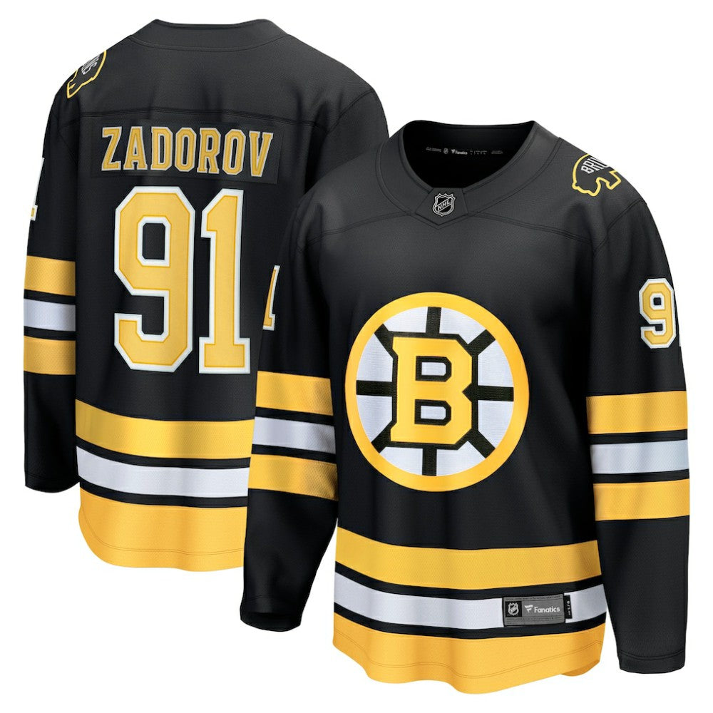 Nikita Zadorov Boston Bruins Fanatics Home Breakaway Player Jersey - Black Jerseys