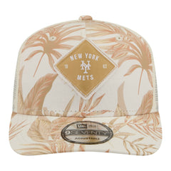 New York Mets Tonal Palm 9SEVENTY Adjustable Trucker Hat Tan