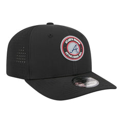 Atlanta Braves Circle 9SEVENTY Adjustable Hat Black