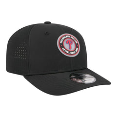 Philadelphia Phillies Circle 9SEVENTY Adjustable Hat Black