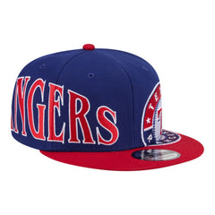 Texas Rangers Stretched Two-Tone 9FIFTY Adjustable Hat Royal/Red