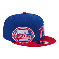 Philadelphia Phillies Stretched Two-Tone 9FIFTY Adjustable Hat Royal/Red