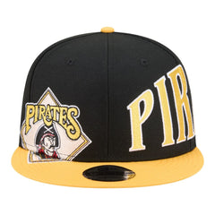 Pittsburgh Pirates Stretched Two-Tone 9FIFTY Adjustable Hat Black/Gold