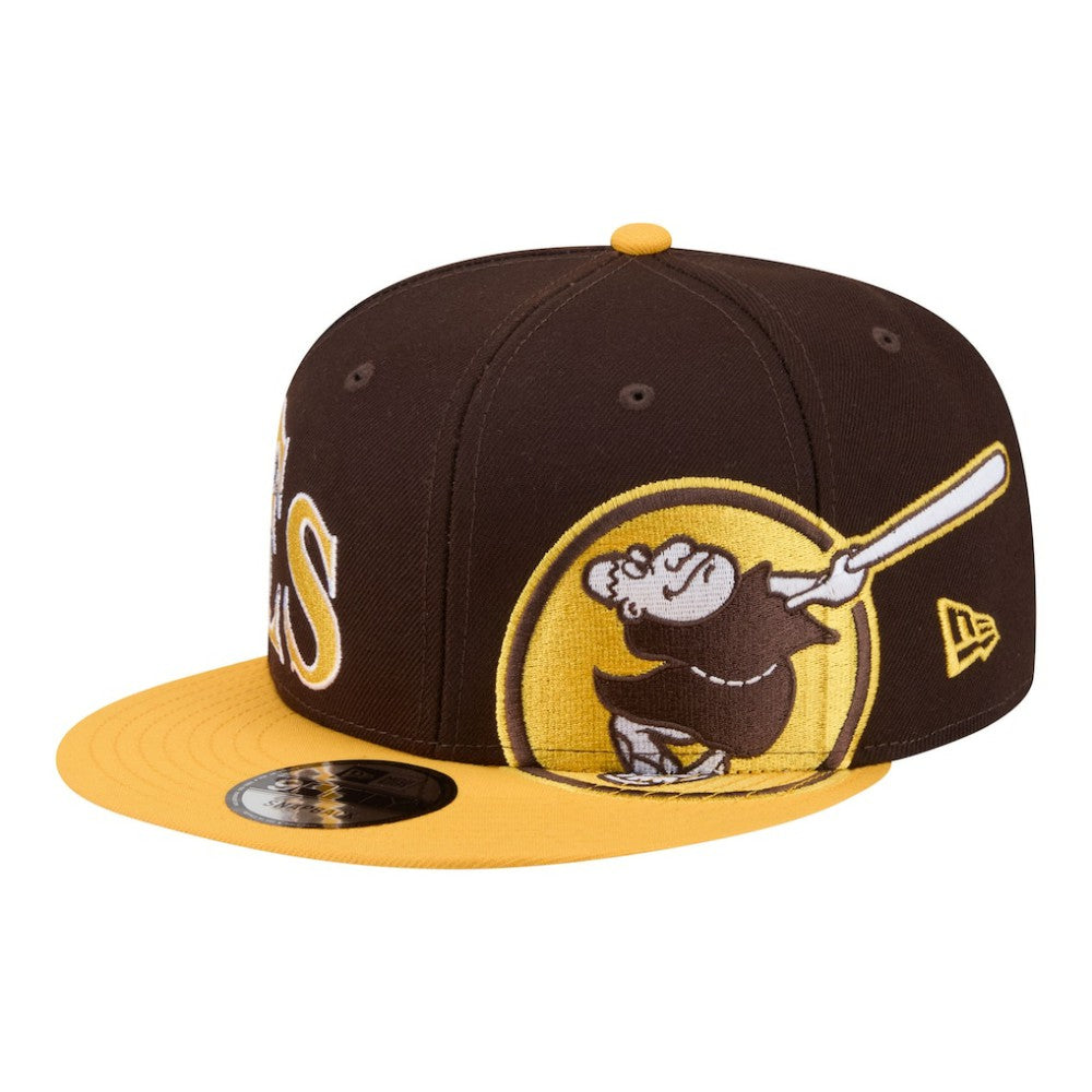 San Diego Padres Stretched Two-Tone 9FIFTY Adjustable Hat Brown/Gold