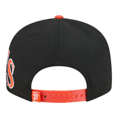 San Francisco Giants Stretched Two-Tone 9FIFTY Adjustable Hat Black/Orange