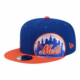 New York Mets Stretched Two-Tone 9FIFTY Adjustable Hat Royal/Orange