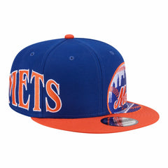 New York Mets Stretched Two-Tone 9FIFTY Adjustable Hat Royal/Orange