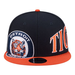 Detroit Tigers Stretched Two-Tone 9FIFTY Adjustable Hat Navy/Orange