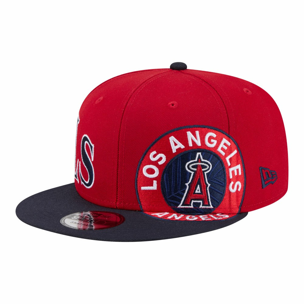 Los Angeles Angels Stretched Two-Tone 9FIFTY Adjustable Hat Red/Navy
