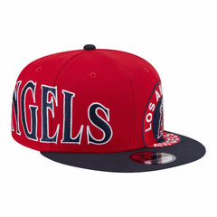 Los Angeles Angels Stretched Two-Tone 9FIFTY Adjustable Hat Red/Navy