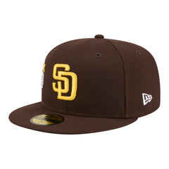 San Diego Padres City Patch 59FIFTY Fitted Hat Brown