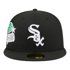Chicago White Sox City Patch 59FIFTY Fitted Hat Black
