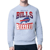 Buffalo Bills Starter Comic Style Sweatshirt - Gray sale