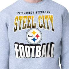 Pittsburgh Steelers Starter Comic Style Sweatshirt - Gray sale
