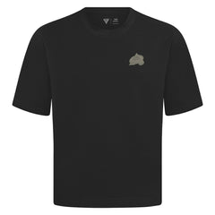 Colorado Avalanche Levelwear Copper Oversized Luxe Signature Knit T-Shirt - Black T-shirts