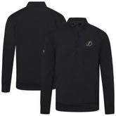 Tampa Bay Lightning Levelwear Copper Upright Quarter-Zip Pullover - Black Pullover