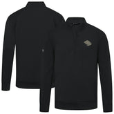 Utah Mammoth Levelwear Copper Upright Quarter-Zip Pullover - Black Pullover