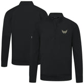 Washington Capitals Levelwear Copper Upright Quarter-Zip Pullover - Black Pullover