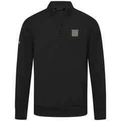 New York Rangers Levelwear Copper Upright Quarter-Zip Pullover - Black Pullover