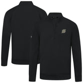 New Jersey Devils Levelwear Copper Upright Quarter-Zip Pullover - Black Jerseys