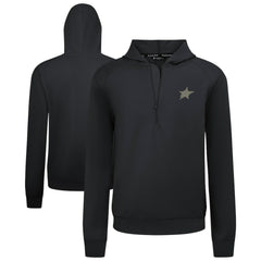 Dallas Stars Levelwear Technic Quarter-Zip Pullover Hoodie - Black Hoodies